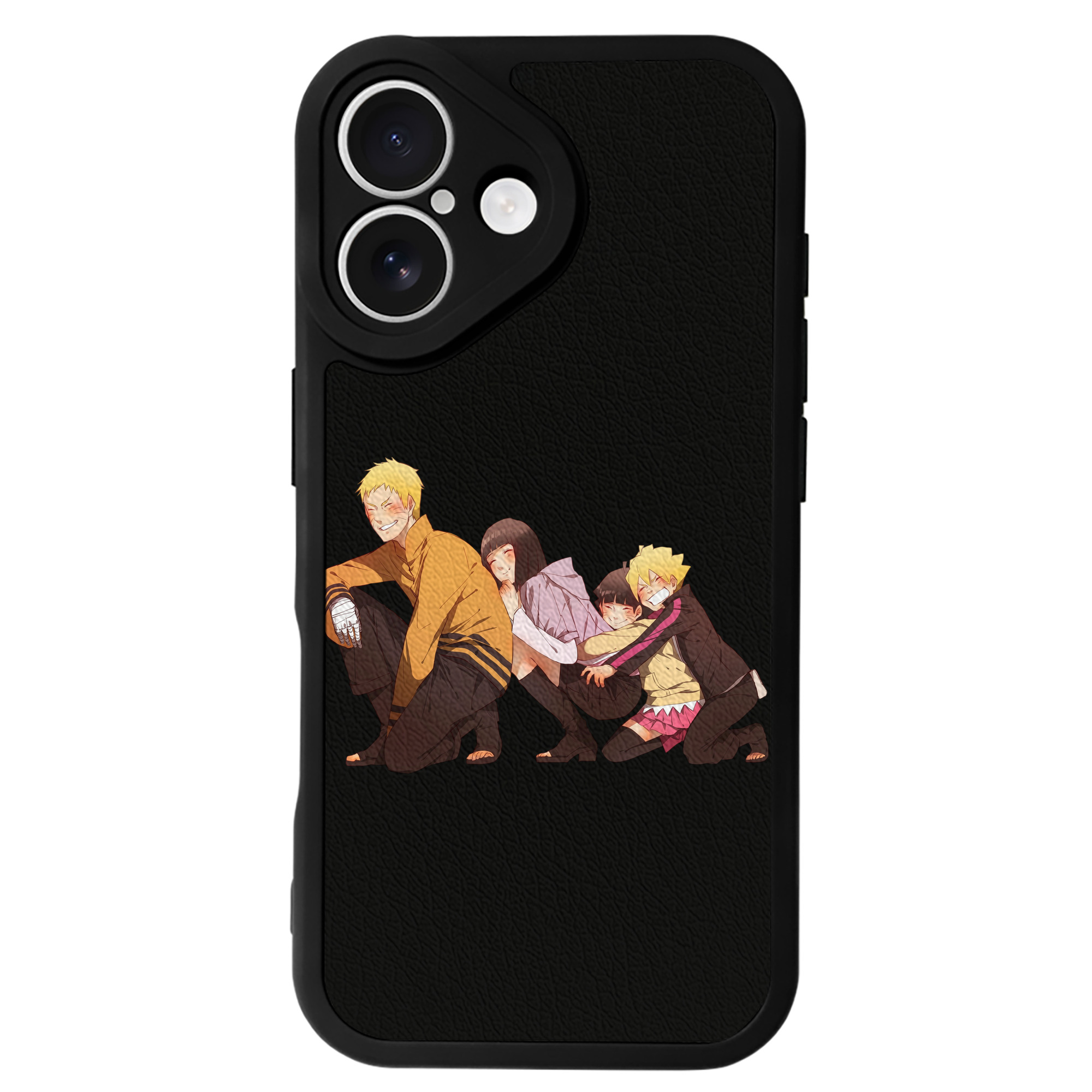 （画像用） NARUTO -ナルト- うずまき ナルト Uzumaki Naruto 【iPhone 16シリーズ対応】シリコンスマホケース（レザー調） 材質：シリコン